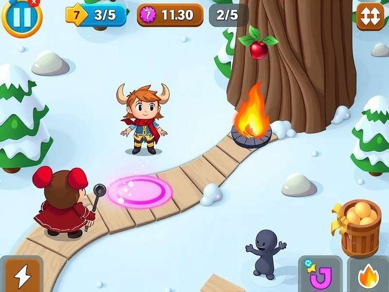 Bheem Frosty Quest Gameplay Screenshot